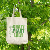 Tote Bag Dame Plante folle