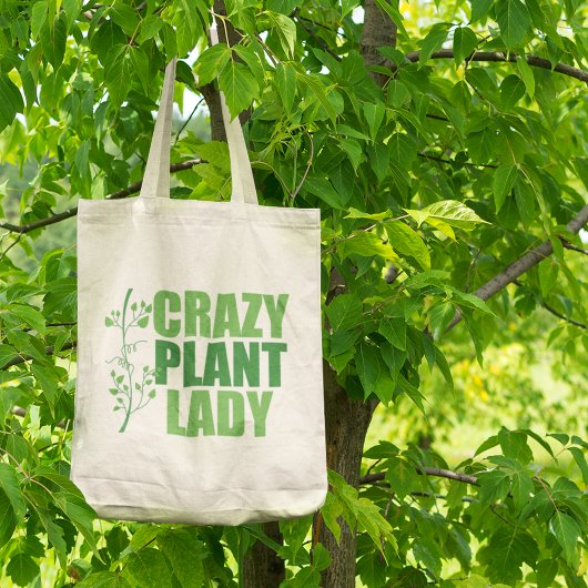 Tote Bag Dame Plante folle