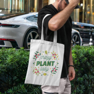 Tote Bag Dame Plante folle