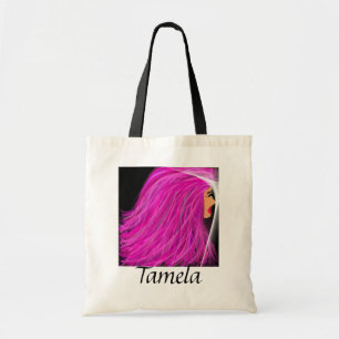 Tote Bag Dame rose fourre-tout de cheveux