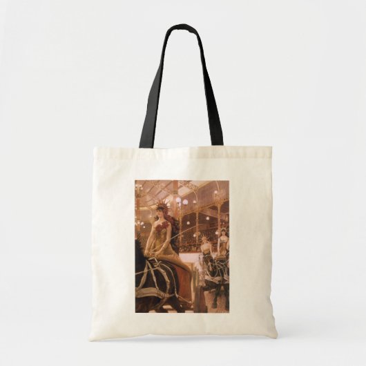 Tote Bag Dames des Voitures (alias Cirque) de James Tissot (Devant)