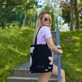 Tote Bag Dames Élégant Noir Boho Mignon