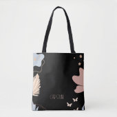 Tote Bag Dames Élégant Noir Boho Mignon (Devant)