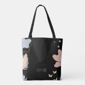 Tote Bag Dames Élégant Noir Boho Mignon (Dos)