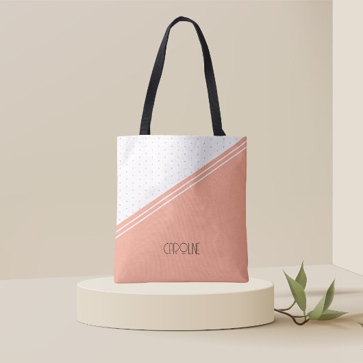 Tote Bag Dames Élégant Points de polka Boho Mignon