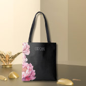 Tote Bag Dames élégantes pivoines roses Floral Boho mignonn