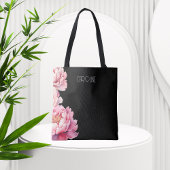 Tote Bag Dames élégantes pivoines roses Floral Boho mignonn