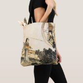 Tote Bag Dames japonaises en lune vintage impression (De près)