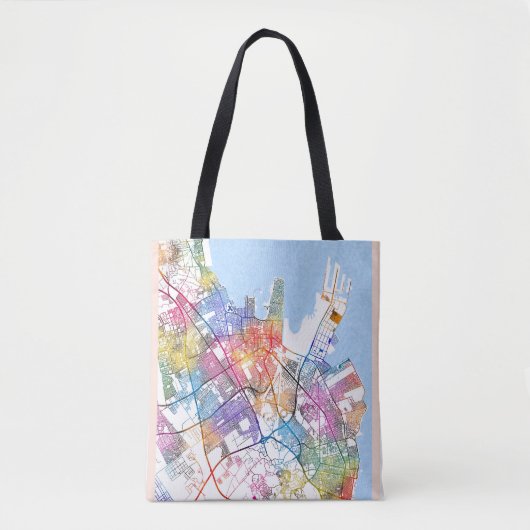 Tote Bag Dammam Saudi Arabia City Map (Devant)