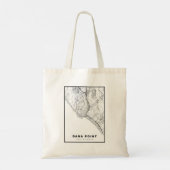 Tote Bag Dana point map (Dos)