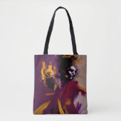 Tote Bag Dance Of The Mind – Expressive Abstract Figure (Devant)