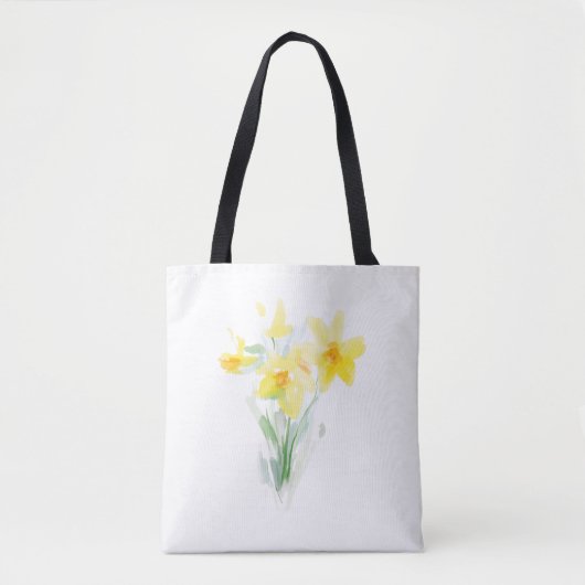 Tote Bag Dandelion aquarelle Fourre-tout (Devant)