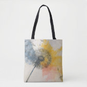 Tote Bag Dandelion aquarelle Fourre-tout (Devant)