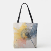 Tote Bag Dandelion aquarelle Fourre-tout (Dos)