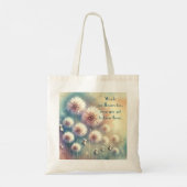 Tote Bag Dandelion Blowball & Citation (Dos)