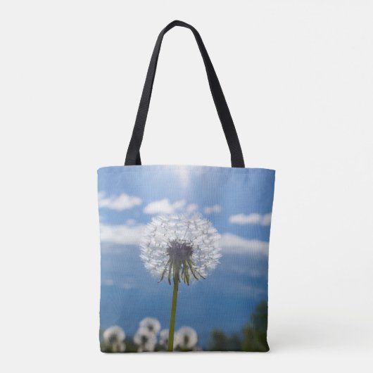 Tote Bag Dandelion Dans La Lumière (Dos)