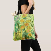 Tote Bag Dandelions Cerisier Cerisier Fleurs d'été Art Flor (De près)