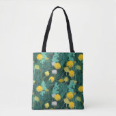 Tote Bag Dandelions jaunes d'été (Devant)