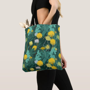 Tote Bag Dandelions jaunes d'été