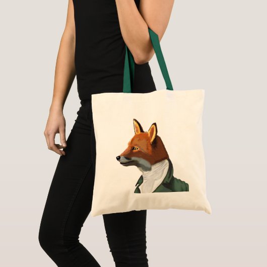 Tote Bag Dandy Fox Portrait (Devant (produit))