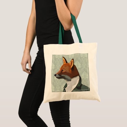 Tote Bag Dandy Fox Portrait 2 (Devant (produit))