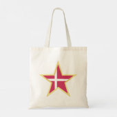 Tote Bag Danemark Gold Star Pays (Dos)