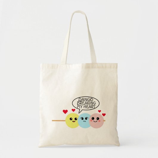 Tote Bag Dango brisant mon coeur (Devant)