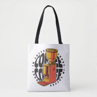 Tote Bag Dans Café nous avons confiance