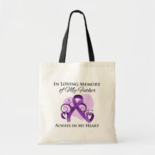 Tote Bag Dans la mémoire de mon père - Cancer pancréatiq