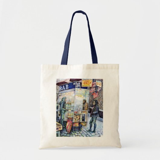 Tote Bag Dans l'amour avec les problèmes, et dans les probl (Devant)