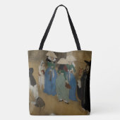 Tote Bag "Dans le marché" Art asiatique classique sur un (Dos)
