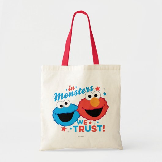 Tote Bag Dans Les Monstres, Nous Avons Confiance ! (Devant)