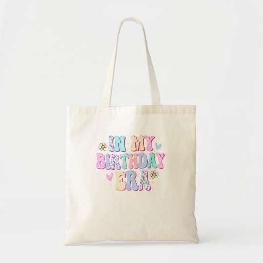 Tote Bag Dans mon époque d'anniversaire Drôle Anniversaire (Devant)