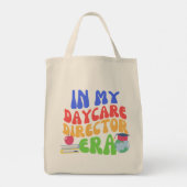Tote Bag Dans Mon Époque De Directeur De Garderie (Dos)