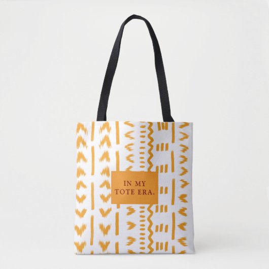 Tote Bag Dans Mon Fourre-tout Era Boudcloth Motif Africain (Devant)