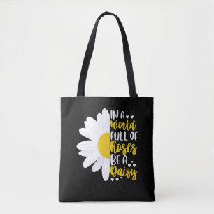 Tote Bag Dans Un Monde Plein D'Roses Être Un Fou