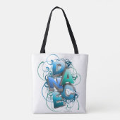 Tote Bag Danse 3D (printemps) (Dos)