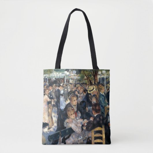 Tote Bag Danse au Moulin de la Galette par Renoir (Devant)