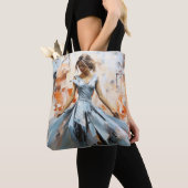Tote Bag Danse Beauté Peinture Art Décor Abstrait (De près)