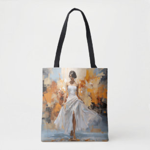 Tote Bag Danse Beauté Peinture Art Décor Abstrait