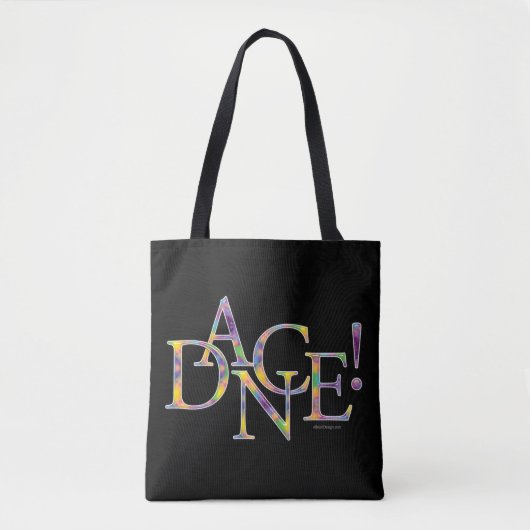 Tote Bag Danse ! (colorant à Cravate) (Devant)