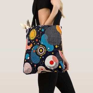 Tote Bag Danse cosmique Abstraite