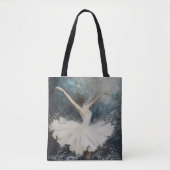 Tote Bag Danse de ballerine Art abstrait (Devant)