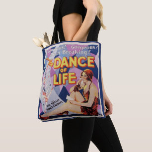 Tote Bag Danse De La Vie Poster vintage Imprimer