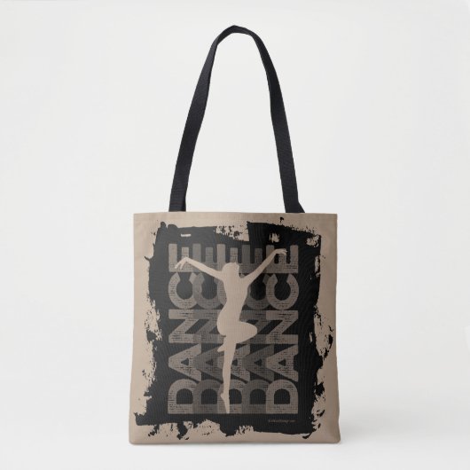 Tote Bag Danse et Lettres (Danse et danse) (Devant)