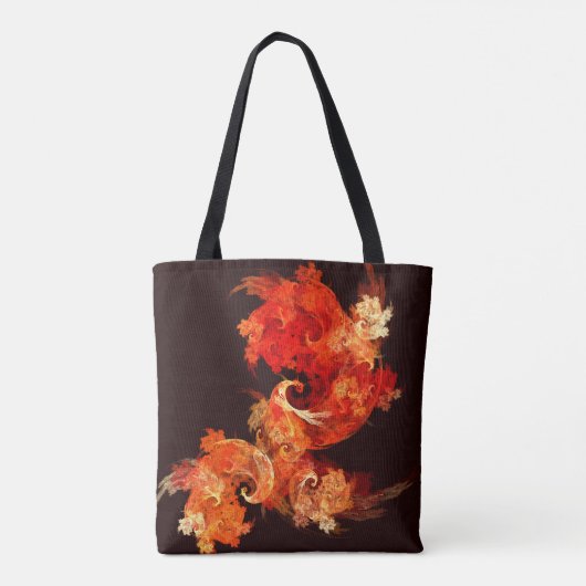 Tote Bag Danse Feux d'artifice Art Abstrait (Dos)