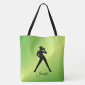 Tote Bag Danse moderne avec nom (Dos)