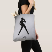 Tote Bag Danse moderne avec nom (De près)
