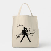 Tote Bag Danse moderne personnel (Dos)