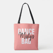 Tote Bag Danse personnalisée (Dos)